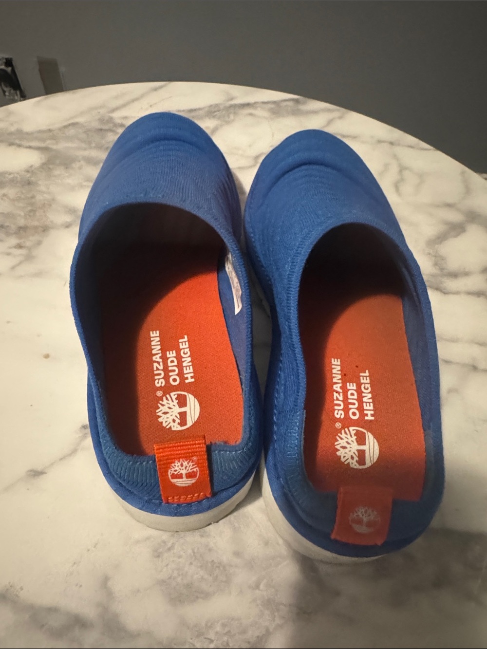 Timberland Kids Slip-On Sneakers in Blue and Orange